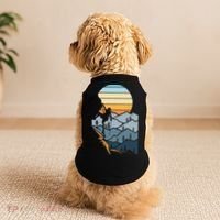 Mountain Climber Boulder Sports Hobby Retro Rock Climbing Doggie Tank thumb 2
