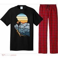 Mountain Climber Boulder Sports Hobby Retro Rock Climbing Pajama Set thumb 0