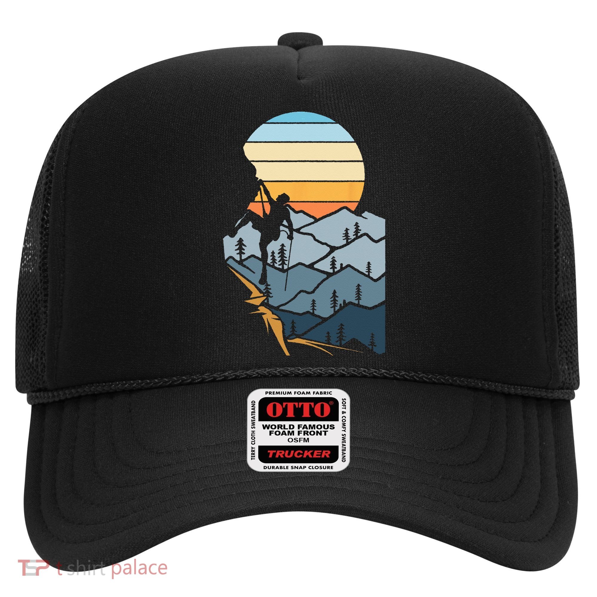 Mountain Climber Boulder Sports Hobby Retro Rock Climbing Hat