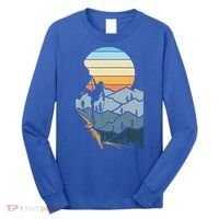 Mountain Climber Boulder Sports Hobby Retro Rock Climbing Long Sleeve Shirt thumb 0