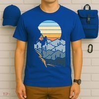 Mountain Climber Boulder Sports Hobby Retro Rock Climbing T-Shirt thumb 6