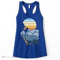 Mountain Climber Boulder Sports Hobby Retro Rock Climbing Women's Tank Top thumb 0