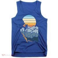 Mountain Climber Boulder Sports Hobby Retro Rock Climbing Tank Top thumb 0