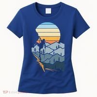 Mountain Climber Boulder Sports Hobby Retro Rock Climbing Women's T-Shirt thumb 0