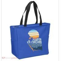Mountain Climber Boulder Sports Hobby Retro Rock Climbing Tote Bag thumb 2