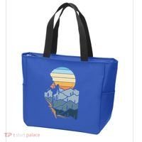 Mountain Climber Boulder Sports Hobby Retro Rock Climbing Tote Bag thumb 3