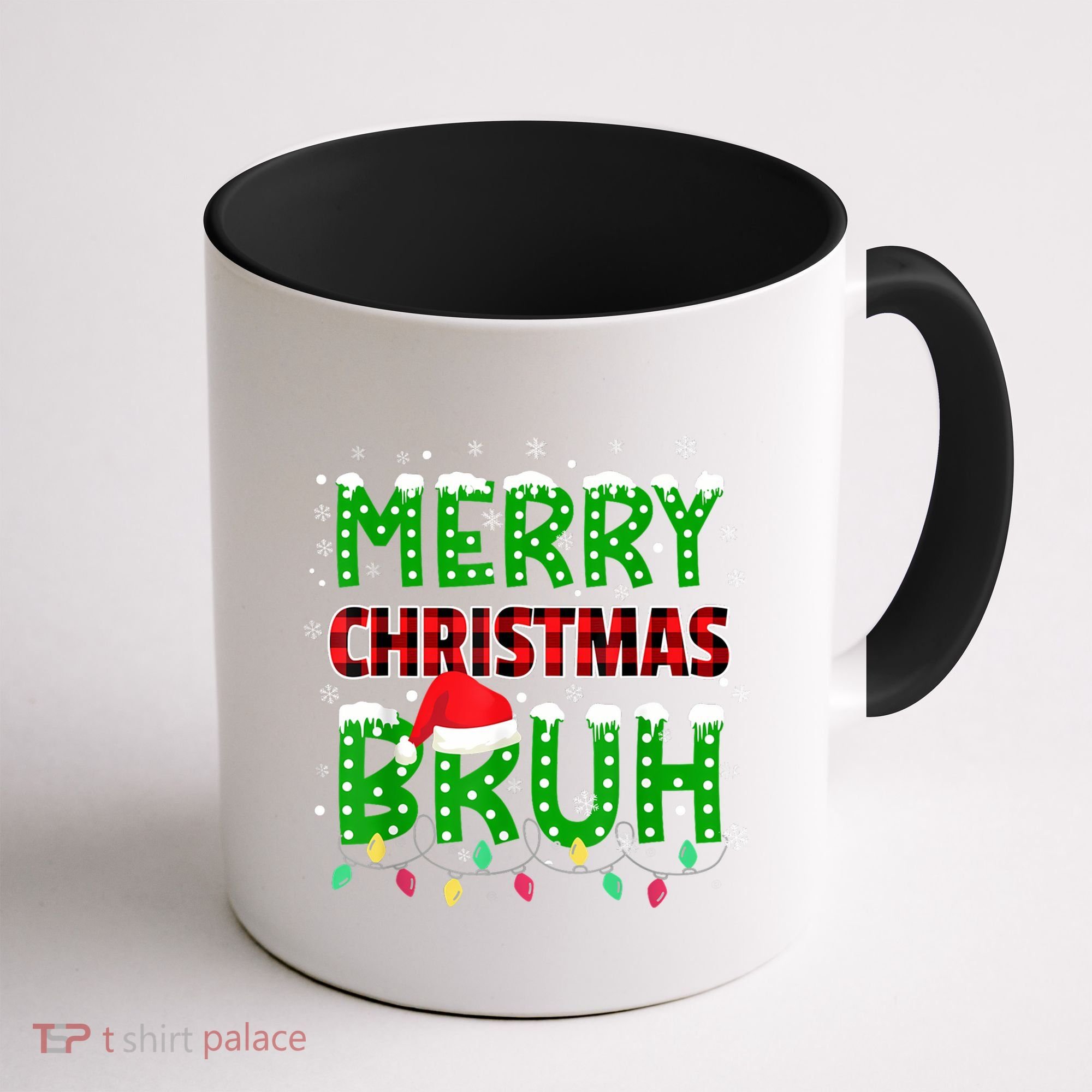 Merry Christmas Bruh Holiday Festive Coffee Mug