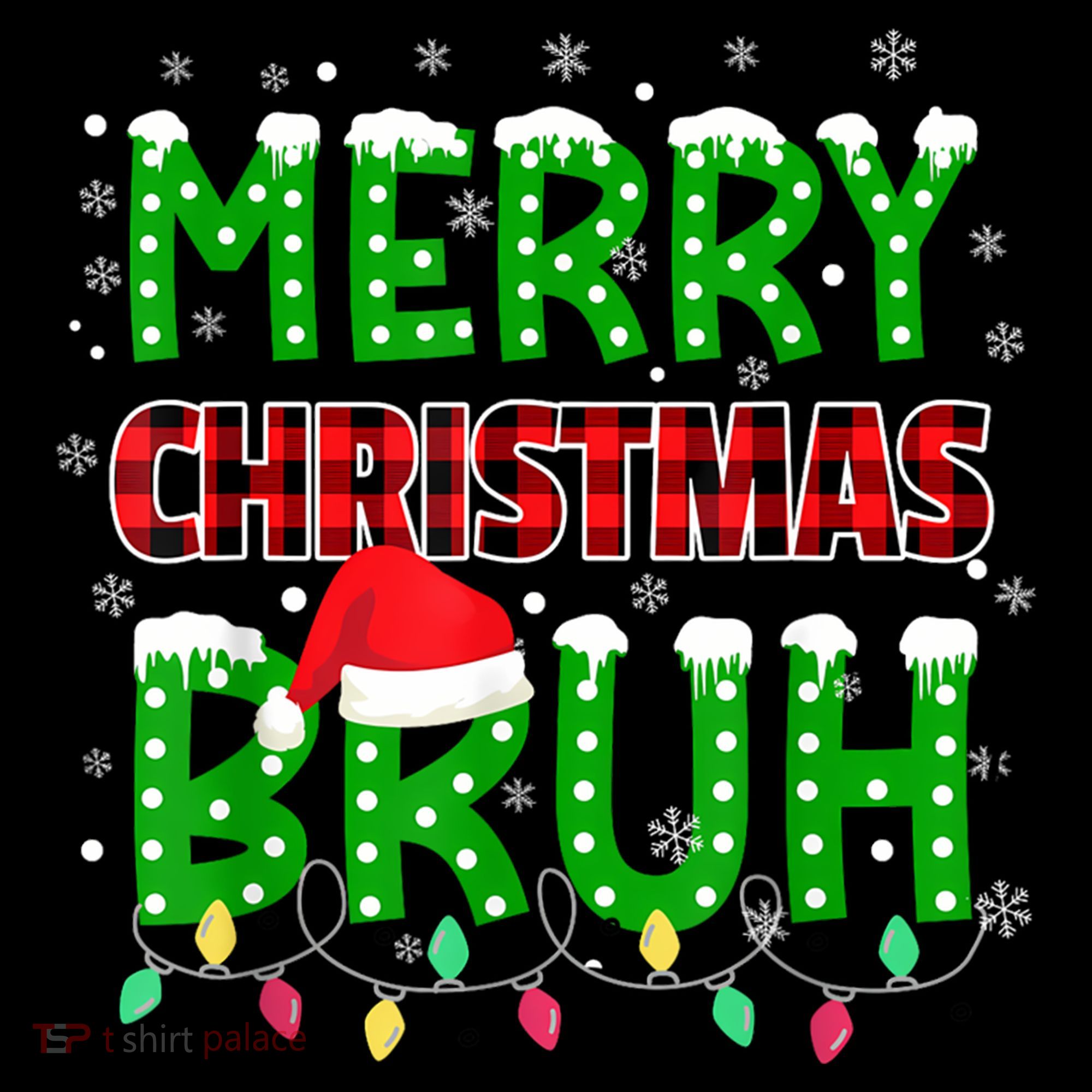 Merry Christmas Bruh Holiday Festive Coffee Mug