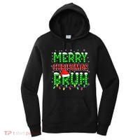 Merry Christmas Bruh Holiday Festive Women's Hoodie thumb 0