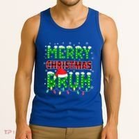Merry Christmas Bruh Holiday Festive Tank Top thumb 3