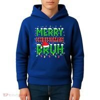 Merry Christmas Bruh Holiday Festive Kids Hoodie thumb 4