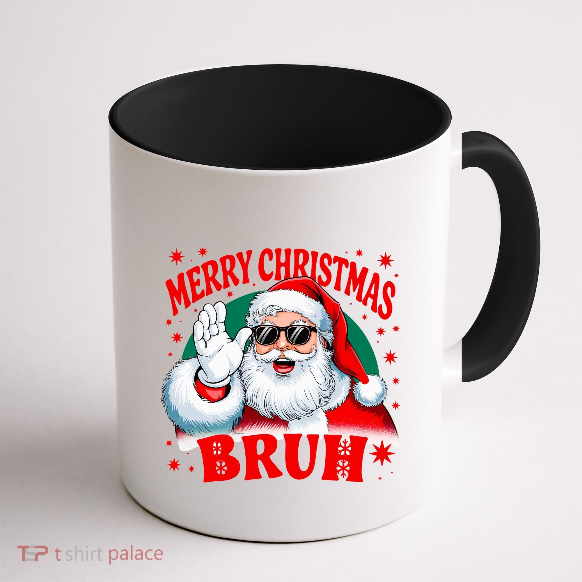Merry Christmas Bruh Santa Claus Funny Coffee Mug