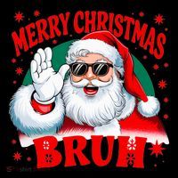 Merry Christmas Bruh Santa Claus Funny Coffee Mug thumb 5