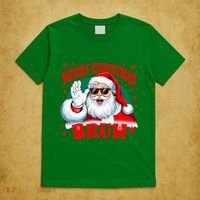 Merry Christmas Bruh Santa Claus Funny T-Shirt thumb 5