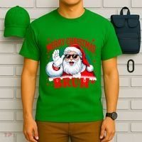 Merry Christmas Bruh Santa Claus Funny T-Shirt thumb 6