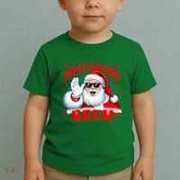 Merry Christmas Bruh Santa Claus Funny Toddler T-Shirt thumb 2