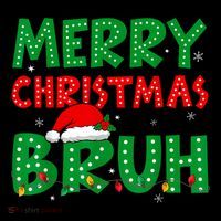 Merry Christmas Bruh Meme Funny Holiday Coffee Mug thumb 5