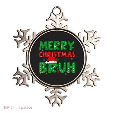 Merry Christmas Bruh Meme Funny Holiday Ornament