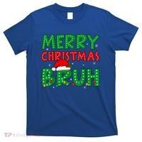 Merry Christmas Bruh Meme Funny Holiday T-Shirt thumb 0