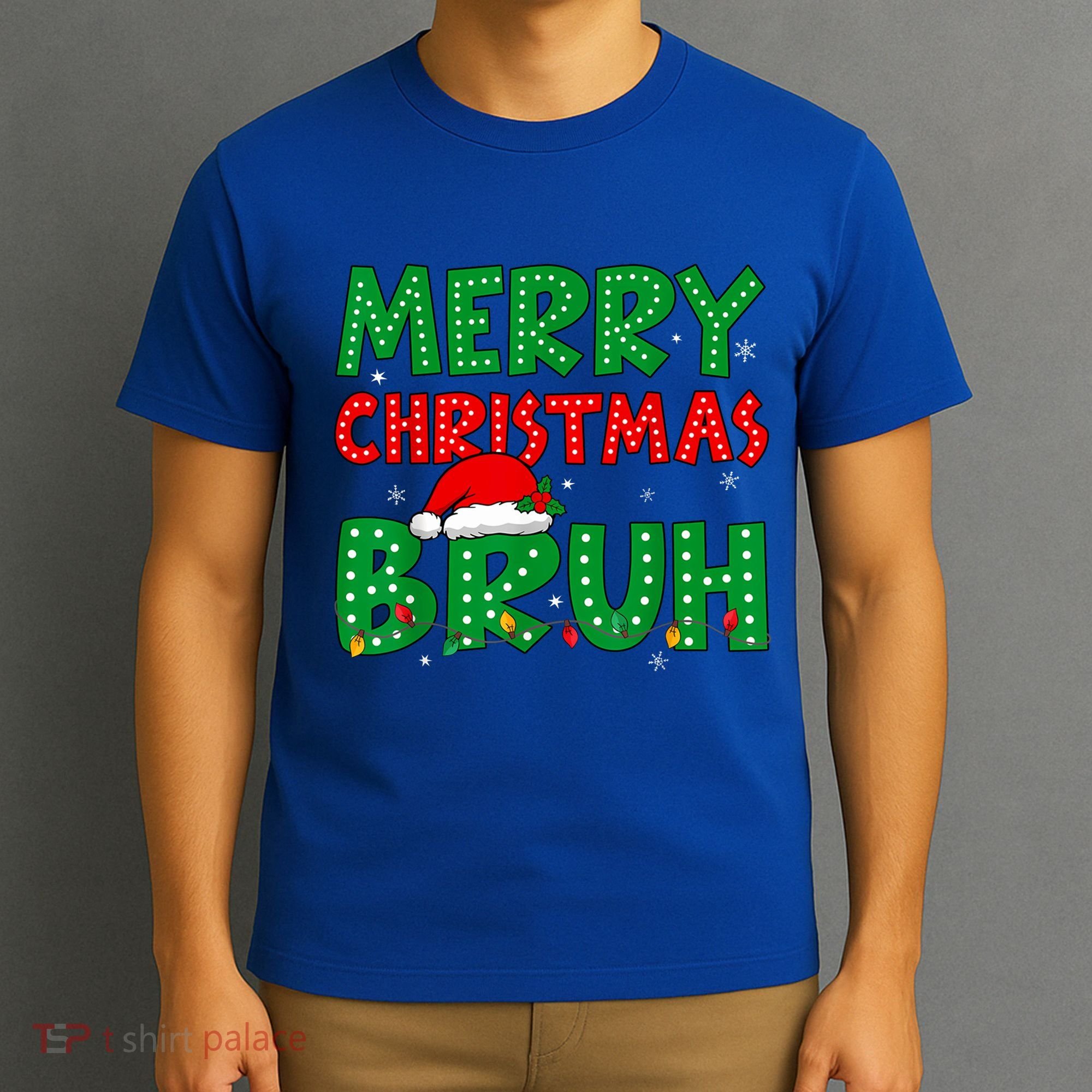 Merry Christmas Bruh Meme Funny Holiday T-Shirt