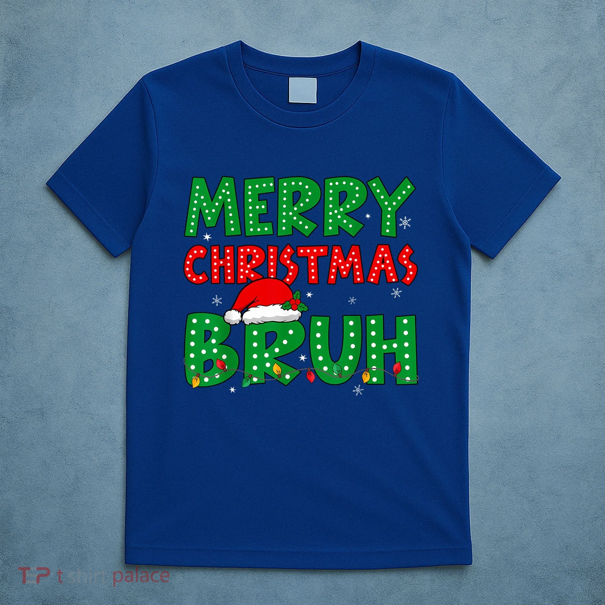 Merry Christmas Bruh Meme Funny Holiday T-Shirt