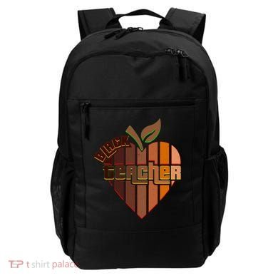 Melanin Colors Black Teacher Backpack