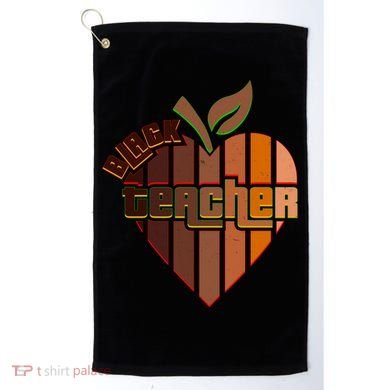 Melanin Colors Black Teacher Golf Towel