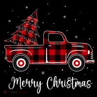 Merry Christmas Buffalo Red Plaid Truck Tree Coffee Mug thumb 5