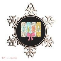 Mama Coquette Bow Groovy Floral Mothers Day Mama Ornament thumb 0