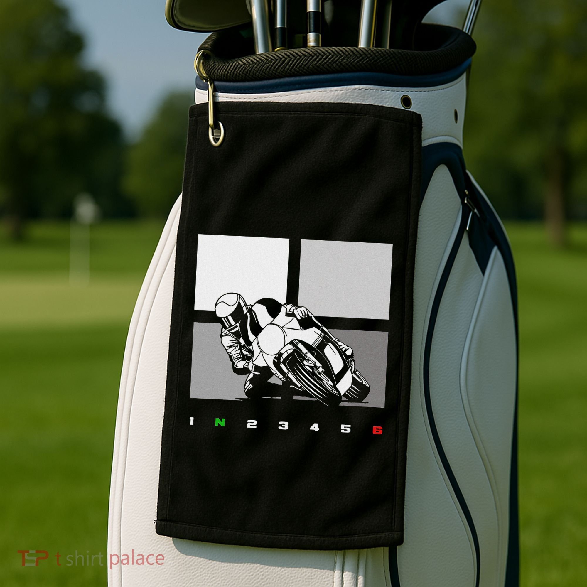 Motorcycle Clothing Biker Motorcycle Golf Towel