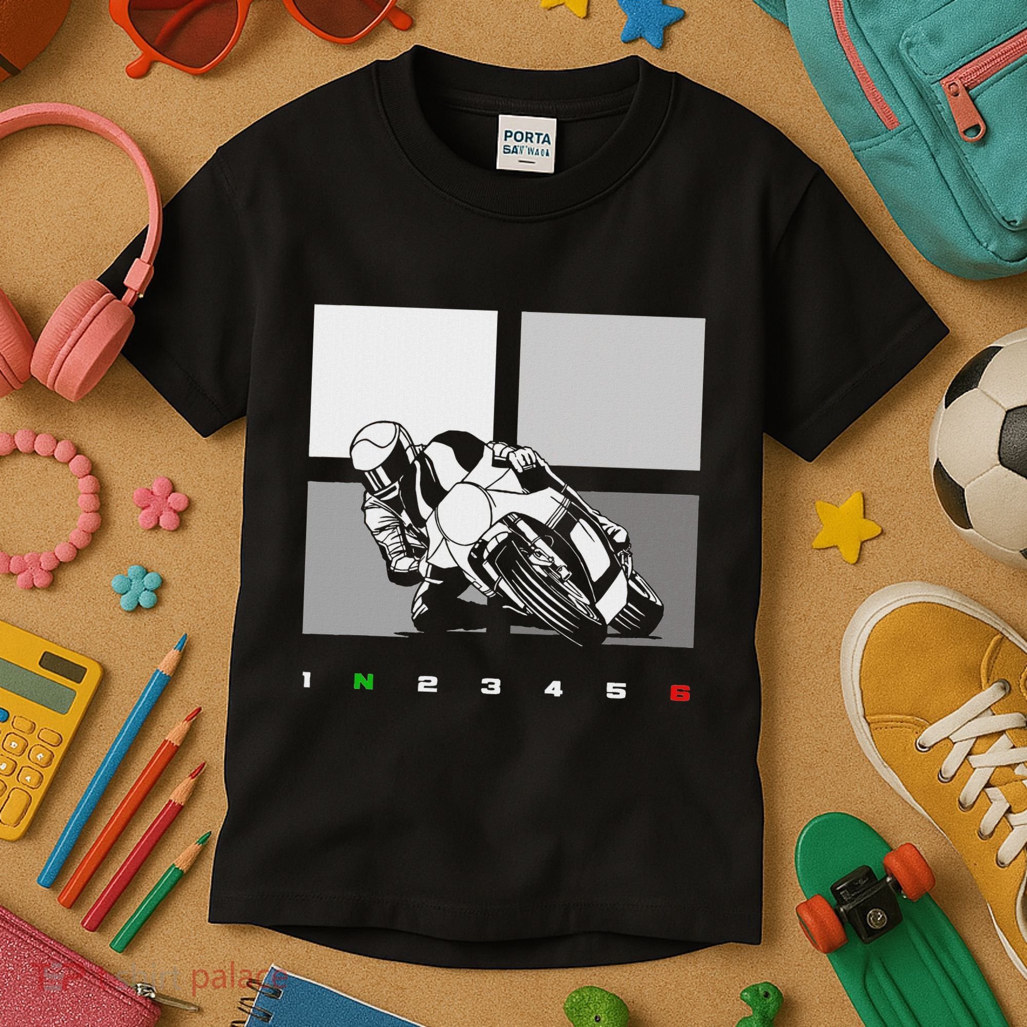 Motorcycle Clothing Biker Motorcycle Kids T-Shirt