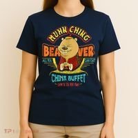 Muhn Ching Beaver All You Can Eat China Buffet Chow T-Shirt thumb 4