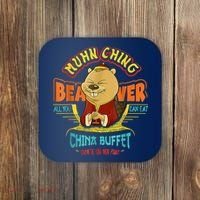 Muhn Ching Beaver All You Can Eat China Buffet Chow Coaster thumb 0