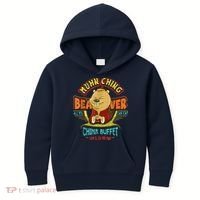Muhn Ching Beaver All You Can Eat China Buffet Chow Kids Hoodie thumb 0