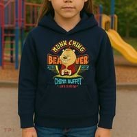 Muhn Ching Beaver All You Can Eat China Buffet Chow Kids Hoodie thumb 3