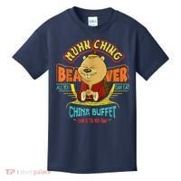 Muhn Ching Beaver All You Can Eat China Buffet Chow Kids T-Shirt thumb 0