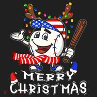 Merry Christmas Baseball For Boys Tollder Ball Santa Pajama Hat thumb 2