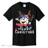 Merry Christmas Baseball For Boys Tollder Ball Santa Pajama Kids T-Shirt thumb 0
