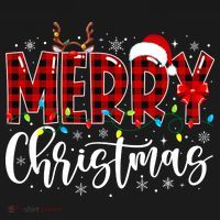 Merry Christmas Buffalo Plaid Red Santa Family Matching Xmas Mousepad thumb 1