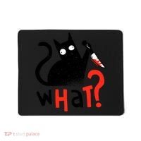 Murder Cat Bloody Knife What? Funny Humor Cats Mousepad thumb 0