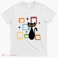 Mid Century Black Cat T-Shirt thumb 0