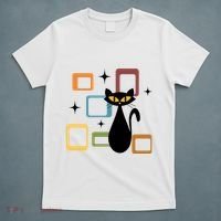 Mid Century Black Cat T-Shirt thumb 5