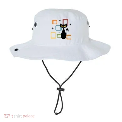 Mid Century Black Cat Bucket Hat