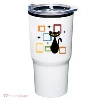 Mid Century Black Cat Tumbler thumb 0