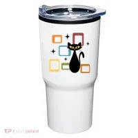 Mid Century Black Cat Tumbler thumb 0