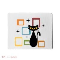 Mid Century Black Cat Mousepad thumb 0