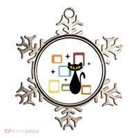 Mid Century Black Cat Ornament thumb 0