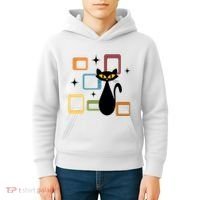 Mid Century Black Cat Kids Hoodie thumb 4