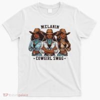 Melanin Cowgirls Black History African Melanin Cowgirl Swag T-Shirt thumb 0