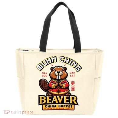 Muhn Ching Beaver Dirty Raunchy Tote Bag